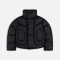 Black Roll Neck Puffer Jacket