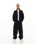 COZY TRACK JACKET – BLACK