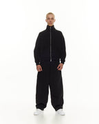COZY TRACK JACKET – BLACK
