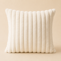 Taie d'Oreiller Velours Côtelé Rayée — Linge de Lit Cosy