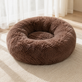 Coussin Donut pour Chat et Chien — Fausse Fourrure Cosy