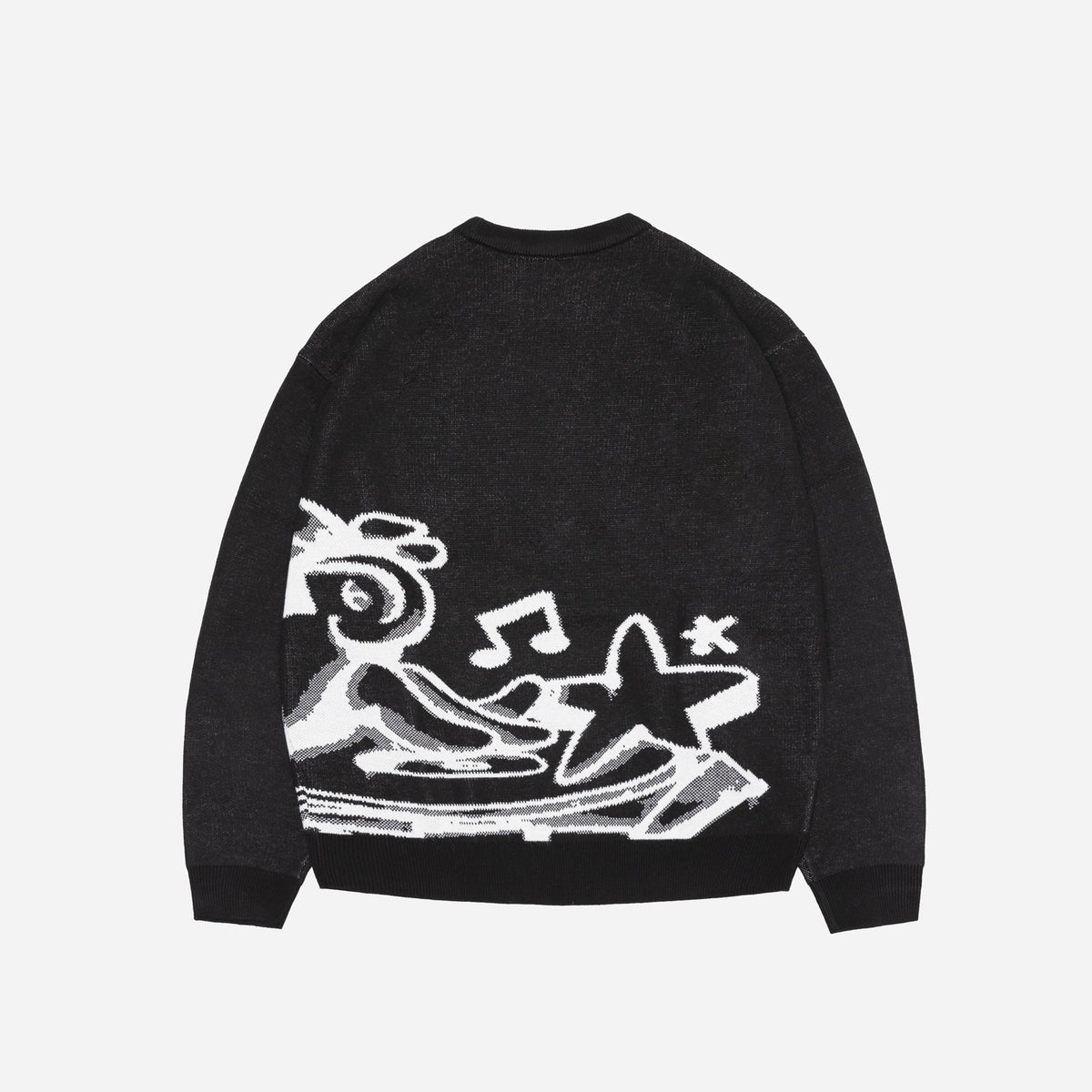 C.R.E.A.M KNIT CREWNECK - BLACK