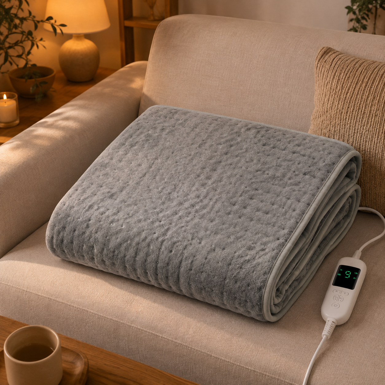 Couverture Chauffante Électrique — Confort Chaleureux Multi-Niveaux