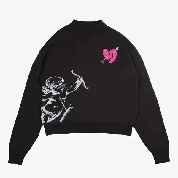 Oversized Knit “Love Arrow”