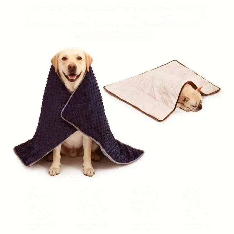 Couverture Lestée Anti-Stress pour Chien — Cocon Apaisant